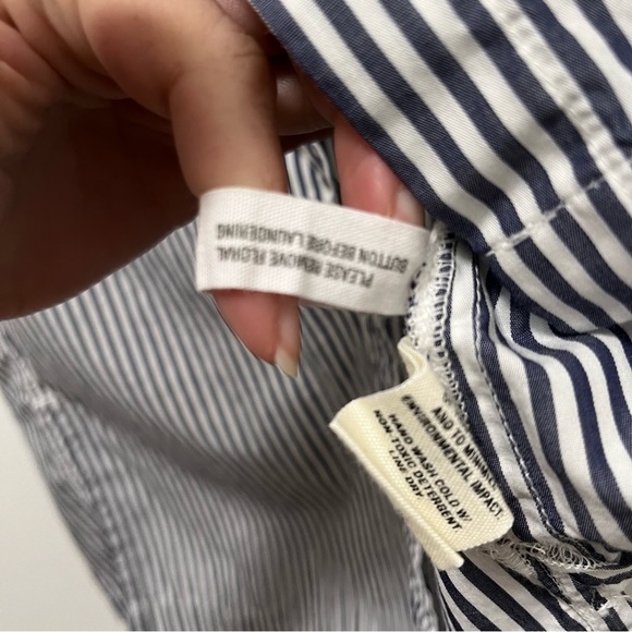 Alex Mill Blue Striped Midi Dress - Picture 12 of 12